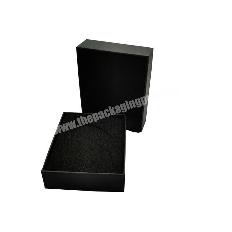 Custom Logo women black Gift Box Earrings Jewelry Box packaging