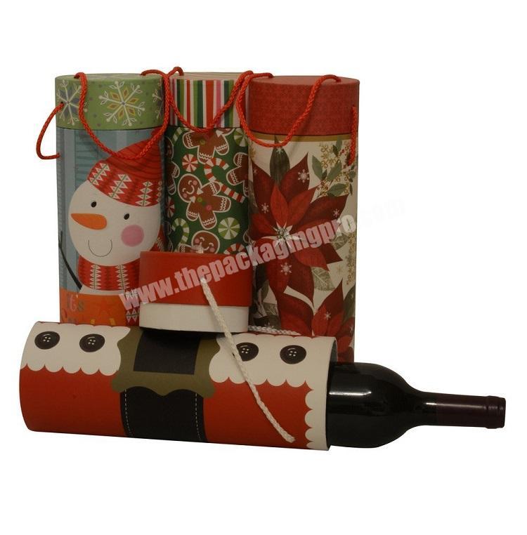 Custom Long Tube Pillow Box Wine Beer Pump Packaging Box