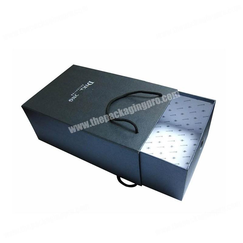 Custom luxury 10ml cosmetic box EVA insert packaging perfume bottle slide gift box