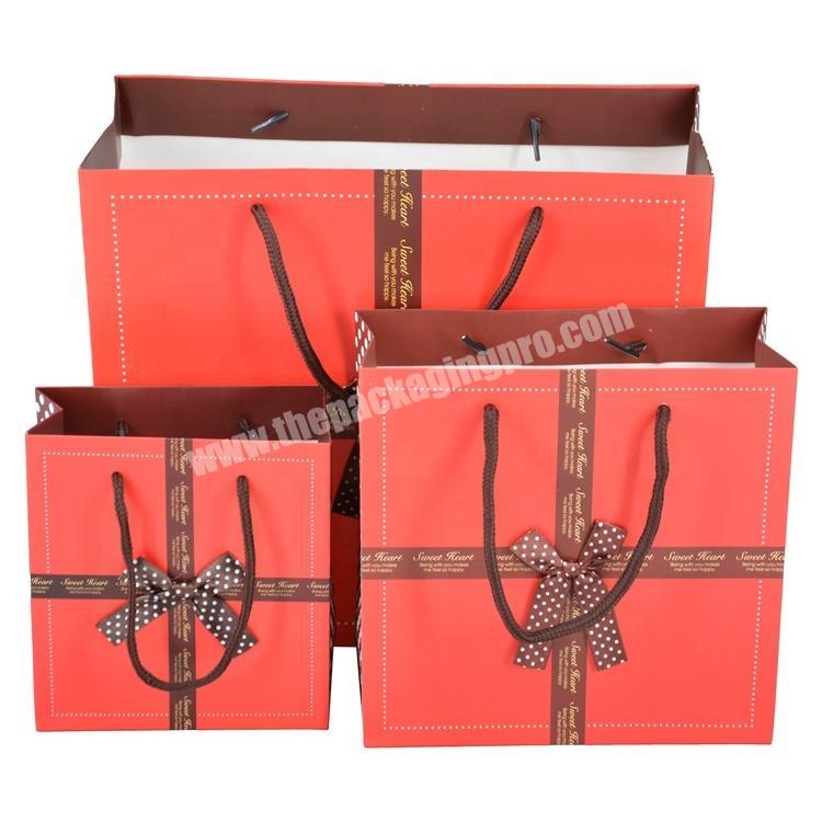 Custom Luxury Bouquet Clothing Shopping Retail Paper Bags With Logo Print