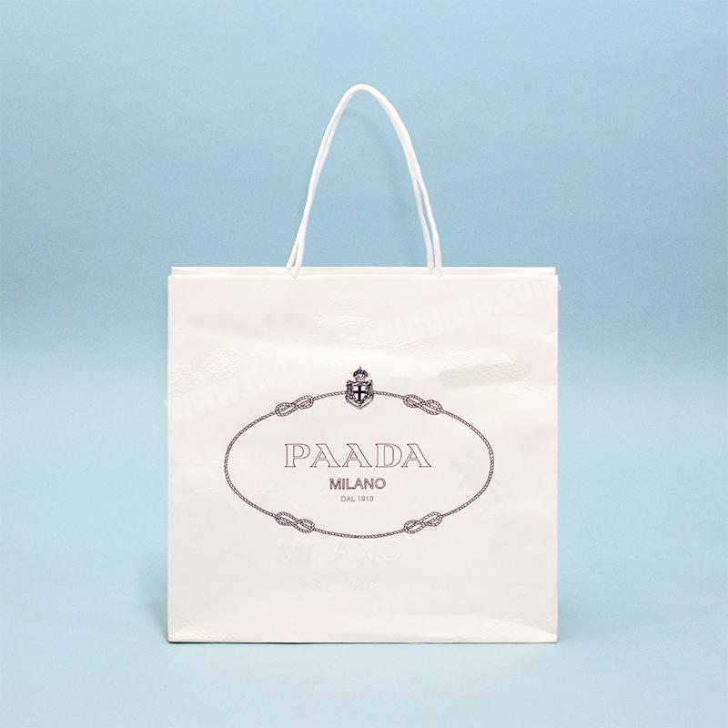 Custom luxury branded perfume paper gift bag shopping bags