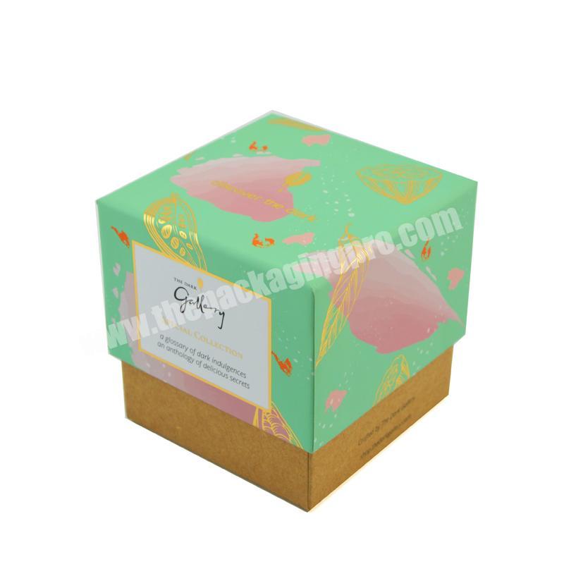 Custom Luxury Cardboard Candle Packaging Box For Jar Candle