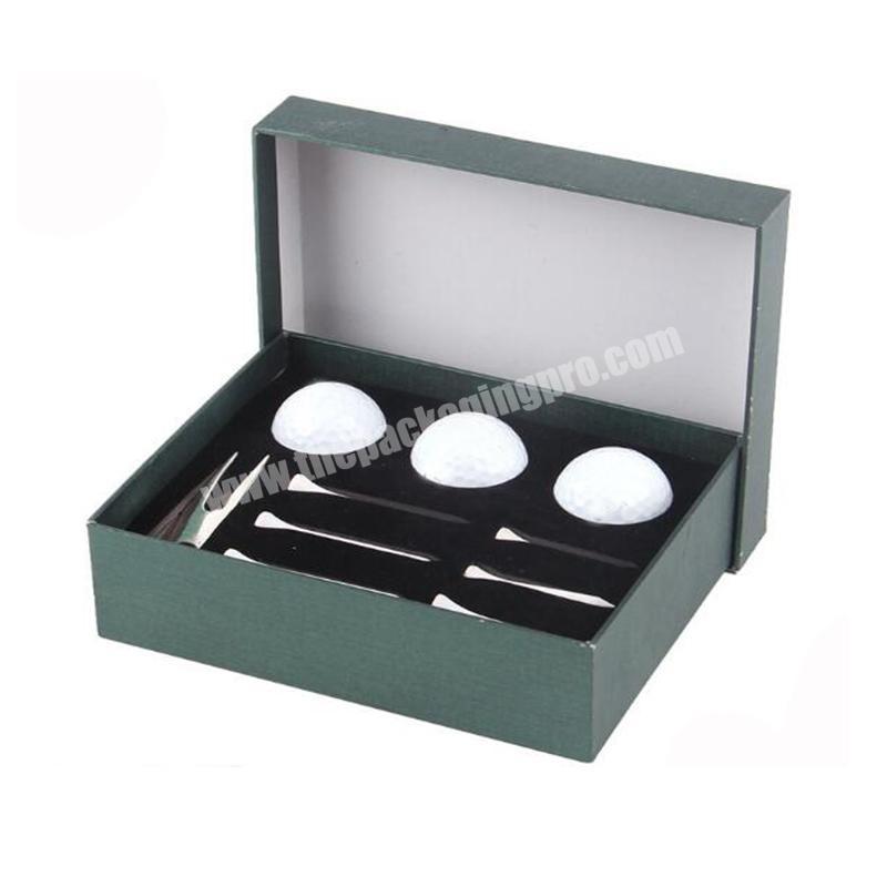 Custom Luxury Cardboard Golf Ball Gift Packaging Boxes