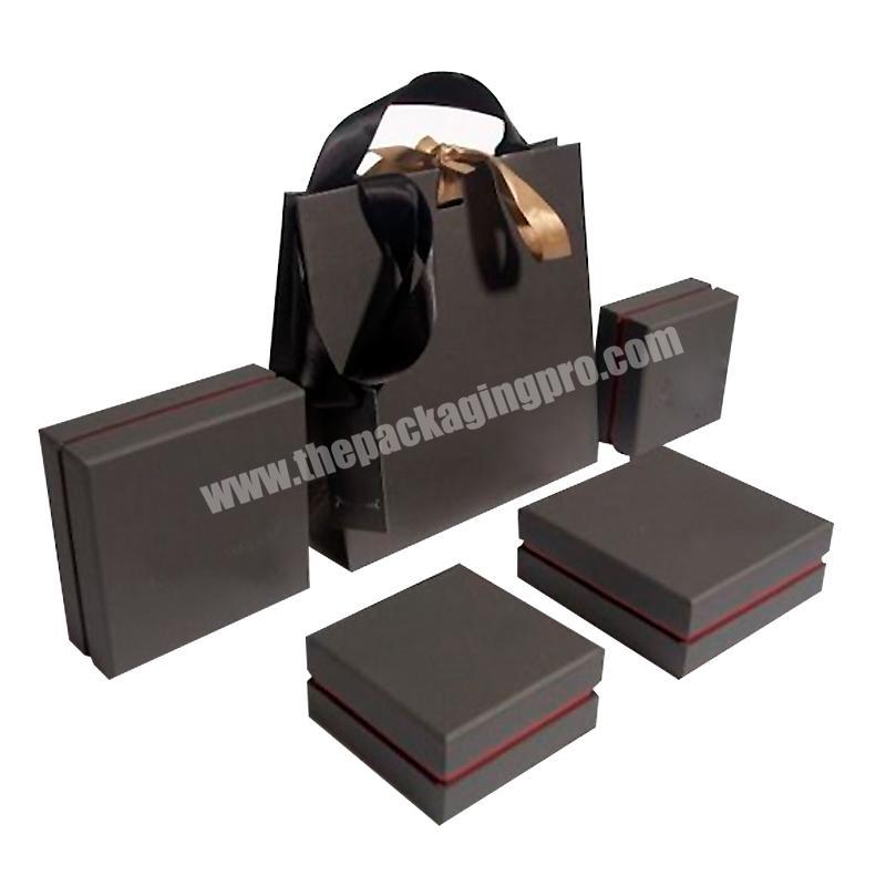 Custom Luxury Cardboard Paper  Two Piece Classic Rigid Lift Off Box Jewelry Packaging Gift Boxes