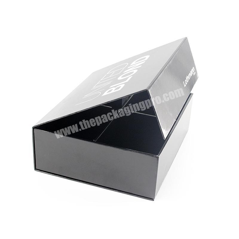 Custom Luxury Carton Magnetic Closure Flip Cover Cardboard Paper Box Hardcover Gift Packaging Boxes