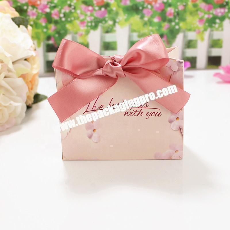 Custom Luxury colorful And Base Paper Gift Box With Ribbon Packaging Cardboard Box