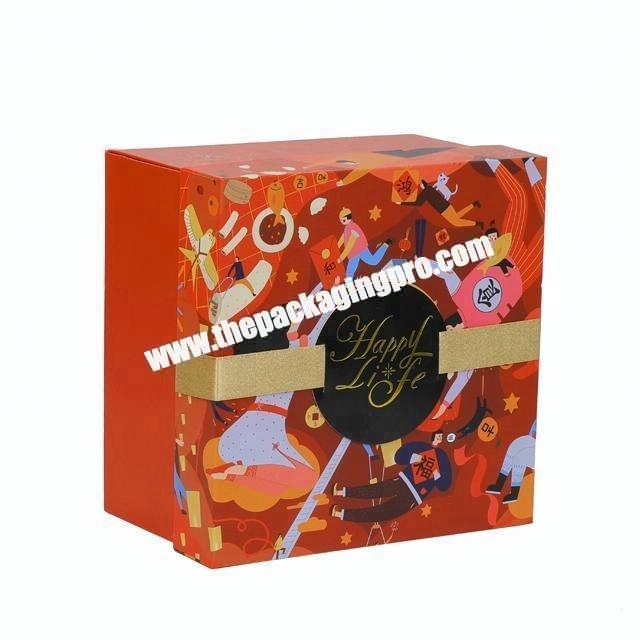 custom luxury double layers christmas gift box packaging