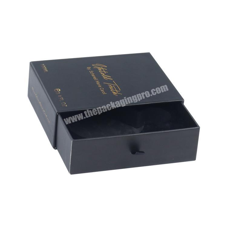 Custom Luxury Drawer Style Paper Cosmetic Packaging Box for Lashes or Hair Extension