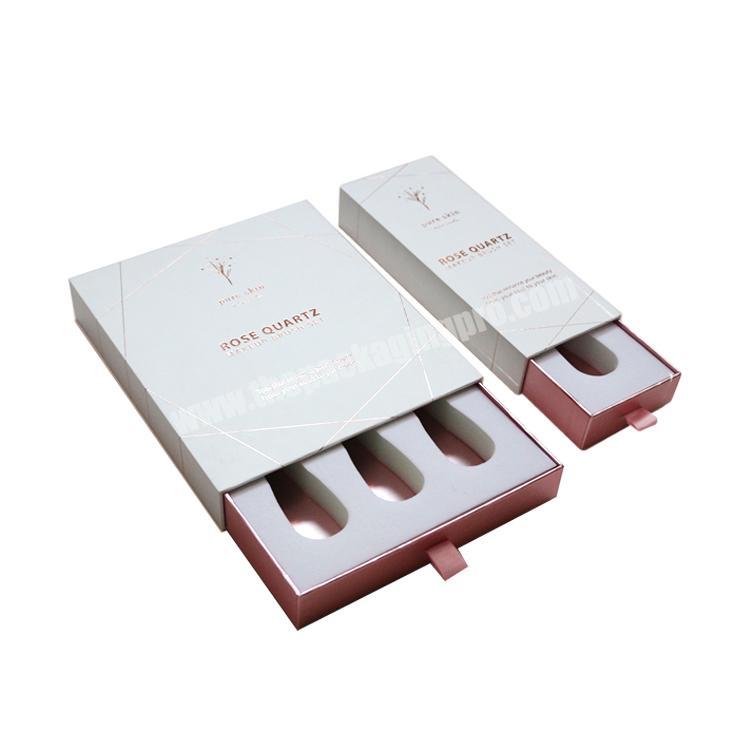 Custom Luxury Drawer Style Paper Cosmetic Packaging Box For Lashes Or Makeup Brush