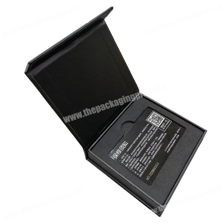 Custom luxury EVA insert modern VIP  credit card gift card presentation gift box packaging