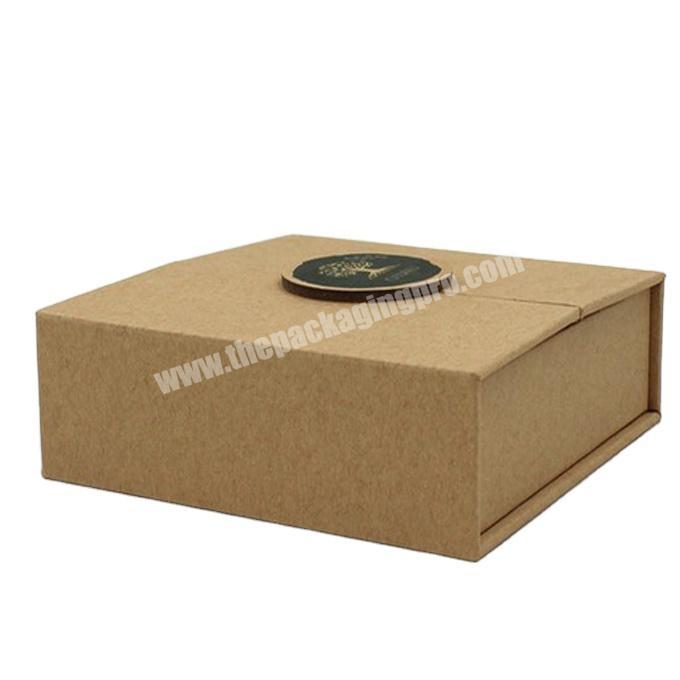 Custom Luxury Flat Cardboard Packing Magnet Folding Paper Gift Box tea sample gift boxes