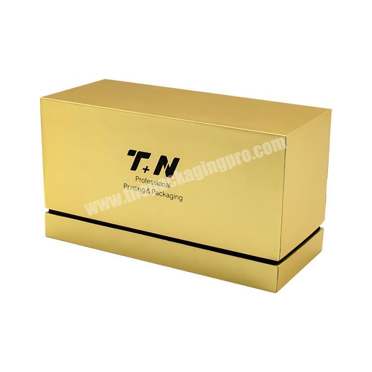Custom luxury gold paper box with custom logo