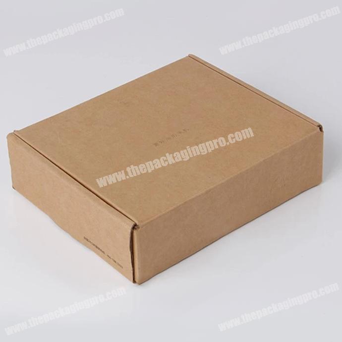 Custom luxury kraft foldable cardboard packing box for clothining