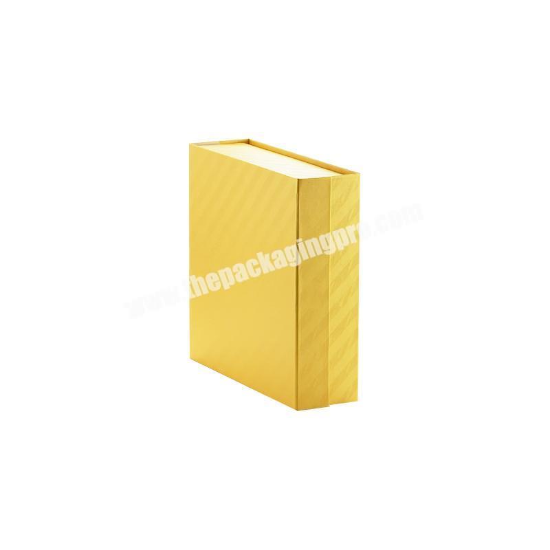 Custom luxury large big gift box for jewelry ribbon closure cardboard packaging folding gift box with magnetic Lid