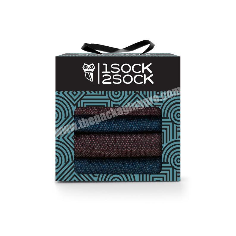 Custom Luxury Packaging Cardboard Paper Gift Set Socks Box