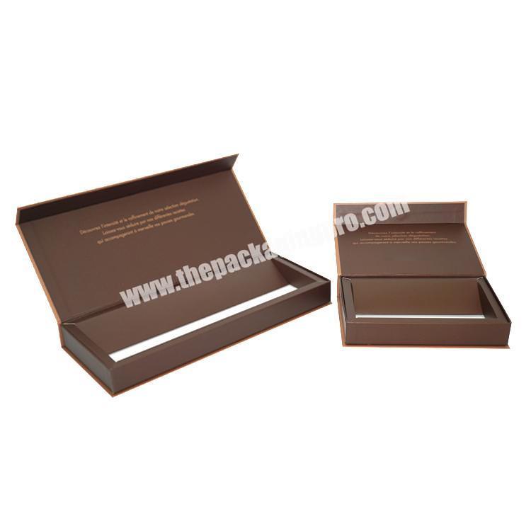 Custom luxury packaging magnetic  praline chocolate gift box