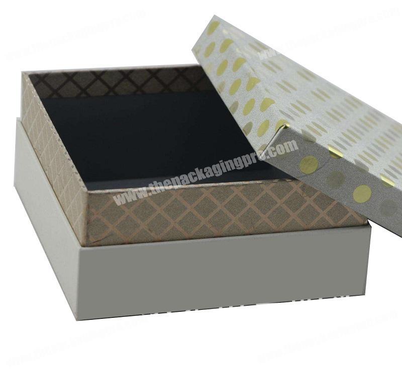 Custom Luxury Paper Cardboard Box, Lid and Base PaperboardJewelry  Packaging Box