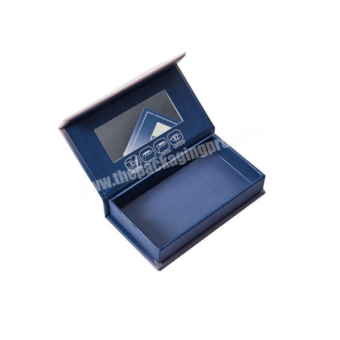 Custom luxury printed paper gift box with magnetic lid
