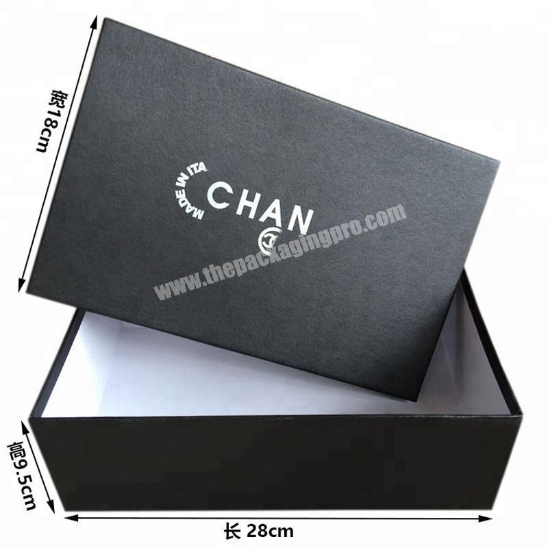 Custom luxury retail clothing garment shoes packaging box,paper packaging box and paper packaging printing manufacturer
