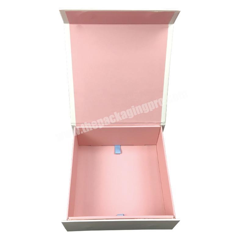 Custom Luxury Retail Packaging Rigid Cardboard Magnetic Folding Shoe Gift Box
