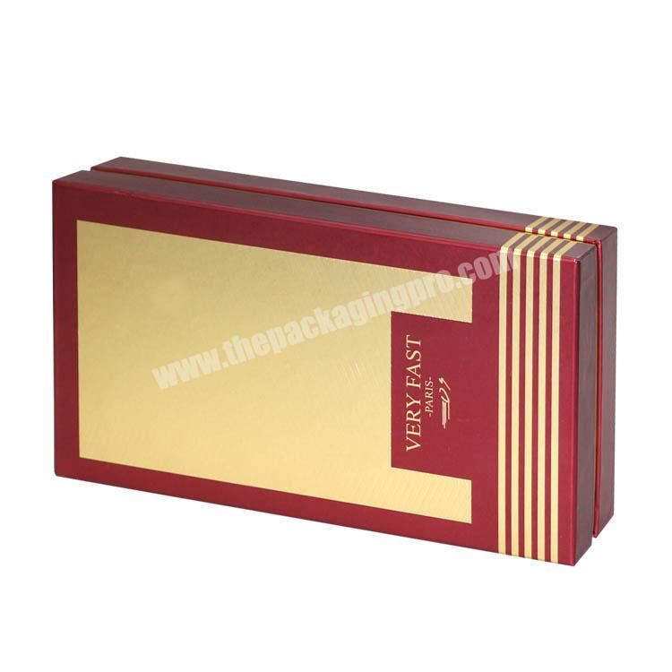 Custom Luxury Rigid Cardboard Matt Lia And Base Gift Packaging Paper Box