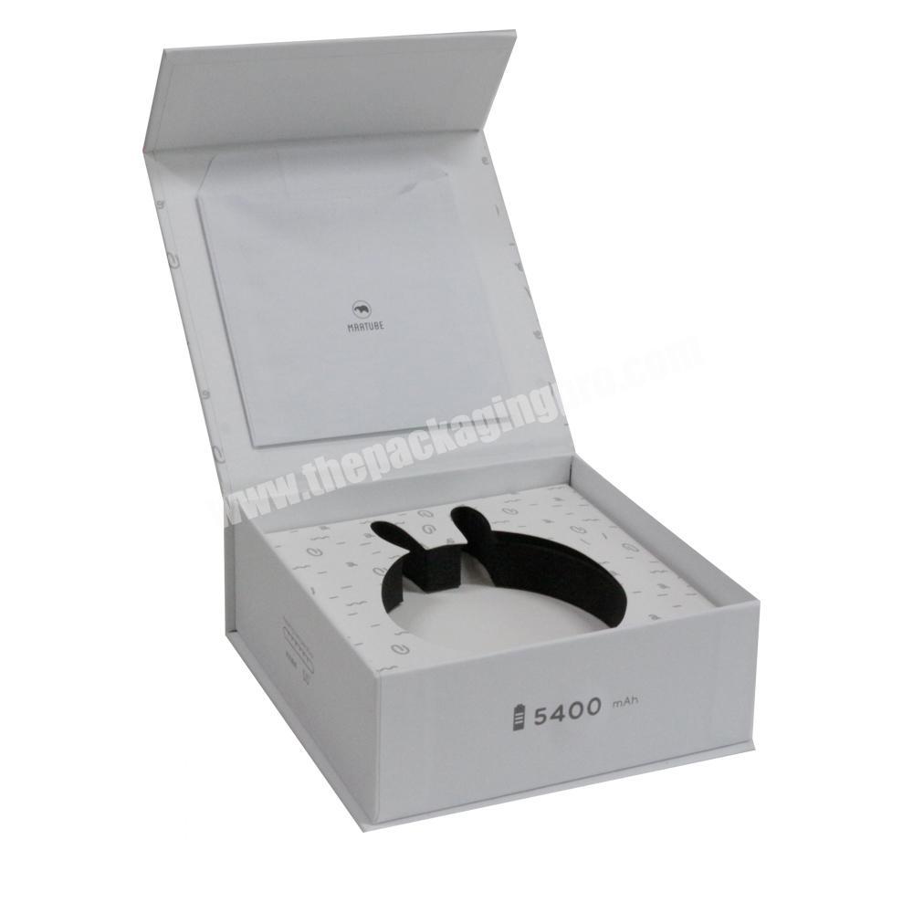 Custom Luxury Rigid Flip Top Small Cardboard Paper Magnetic Closure Gift Box Packaging with Lid