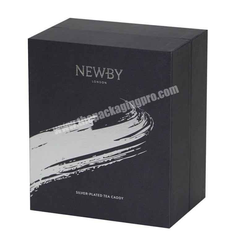 custom Luxury Rigid Paper Cardboard Gift Box With lid and interior tray packaging box