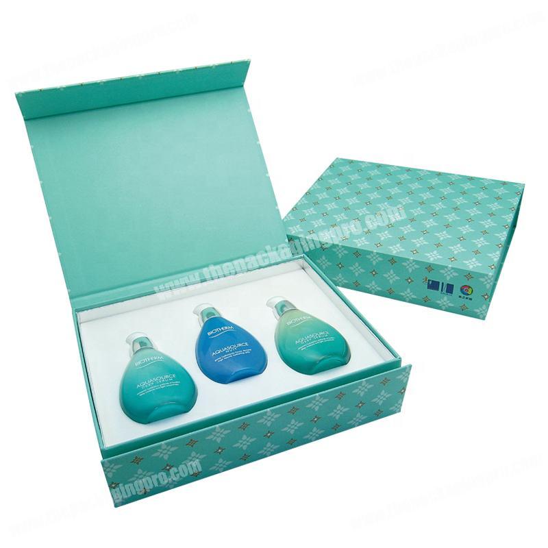 Custom Luxury Rigid Paper Cardboard Perfume Cosmetics Set Skin Care Cream Box Packaging