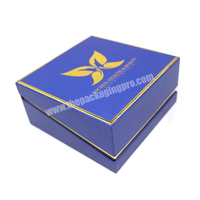 Custom Luxury Rigid Paper Packaging Magnetic Gift Box With Foam Insert