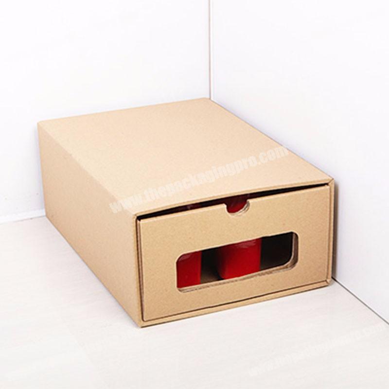 Custom Luxury Shoe Drawer Slide Packaging Finger Buckle Sunglass Gift Box Packing