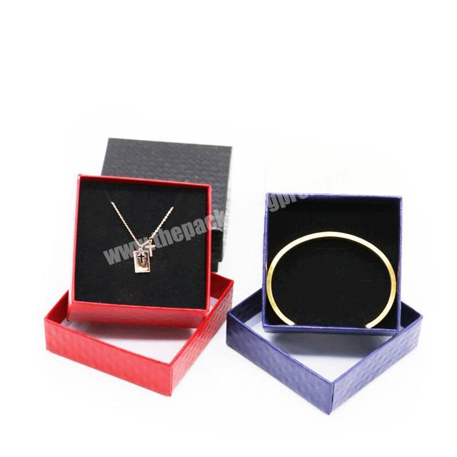 Custom Luxury Silver Logo Lid And Base Jewellery Boxes Paper Cardboard Gift For Jewelry Packaging Ring Box