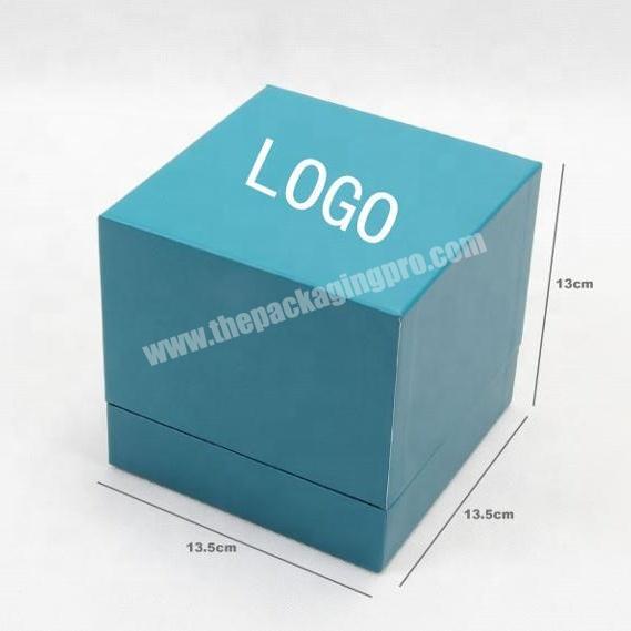 Custom Luxury Single Paper Cardboard Paper Packing Watch Box