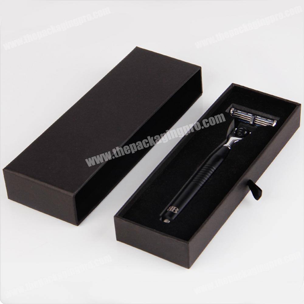 Custom luxury slide shaver product gift packing paper box