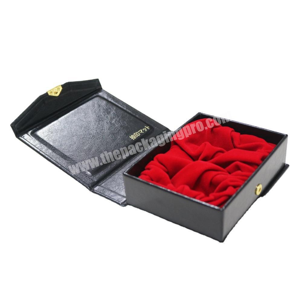 custom luxury velvet inserts genuine leather women hand bags gift box packaging