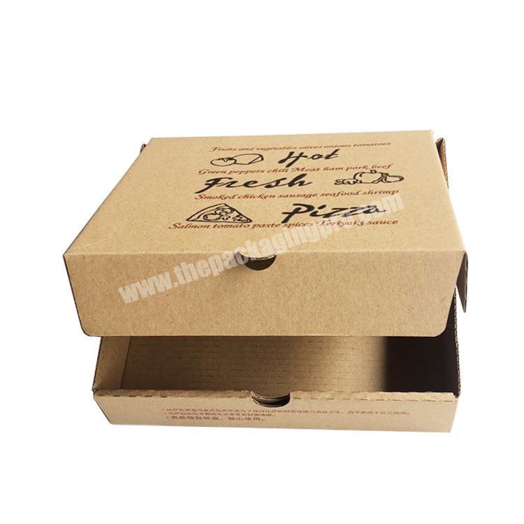 Custom made 67812109 inch pizza box pizza  thick corrugated disposable paper box
