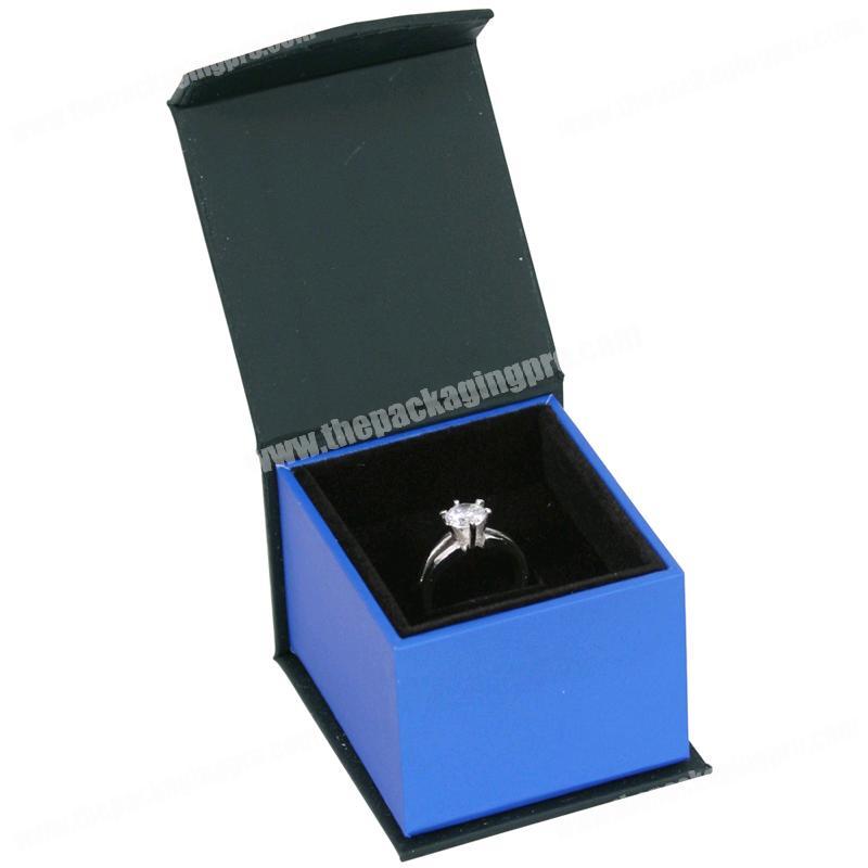 Custom Logo Foil Stamped Suede Jewelry Box