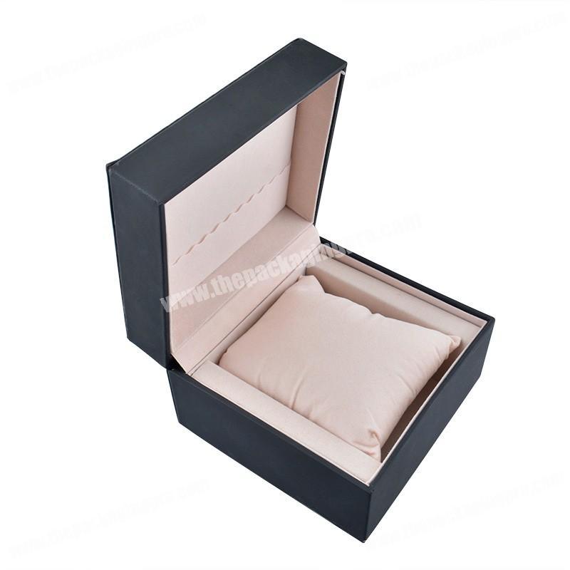 Custom Made Luxury Printing Paper Foldable Shell Watch Pillow Tray Packaging Gift Boxes