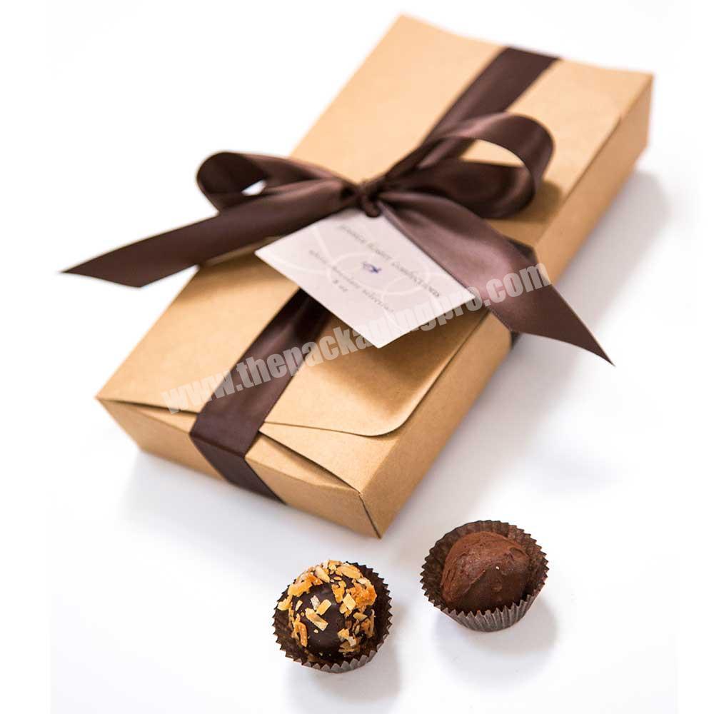 Custom made paper board bonbon chocolate gift box