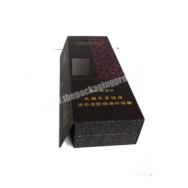 custom made  printing paper disposable electronic cigarette gift clamshell box