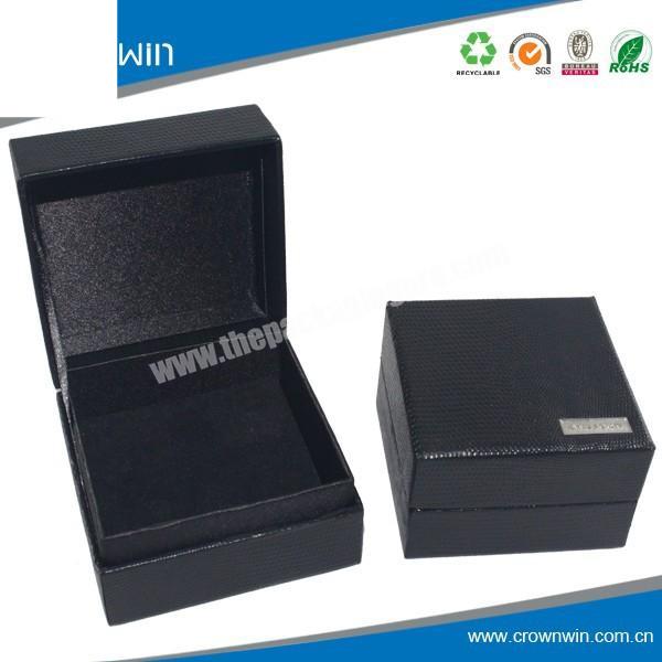 Custom Made Recycle Black Cardboard Jewelry Boxes