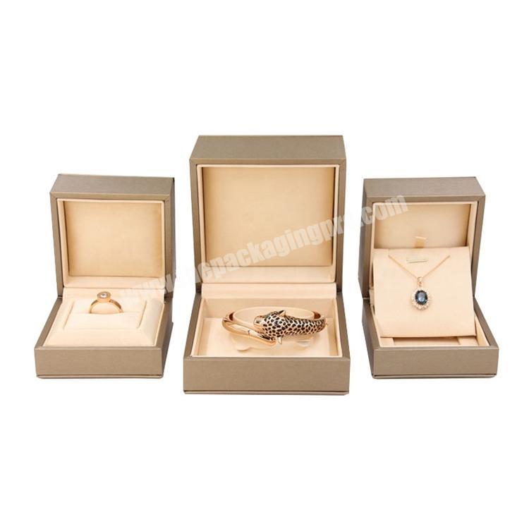 Custom Made Simple Style Velvet Lining Packaging Jewelry box set