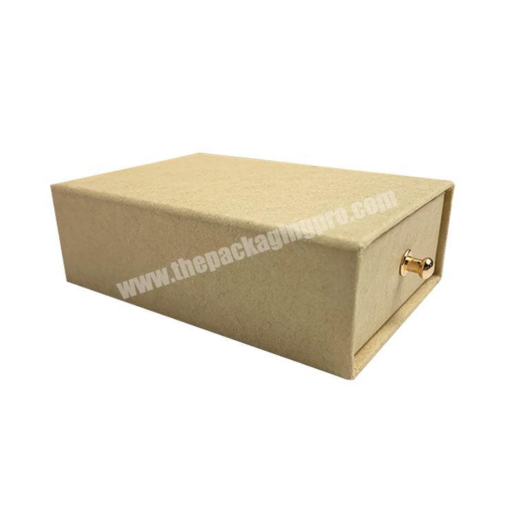 custom made small jewelry box high-end kraft paper drawer box