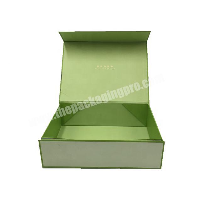 Custom Magnetic Closure Printing Paper Gift Hair Extension Box Packaging with Clear Lid
