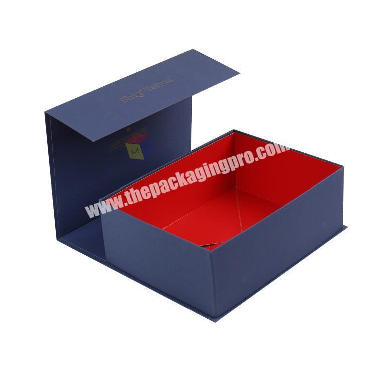 custom magnetic collapsible paper cardboard gift box