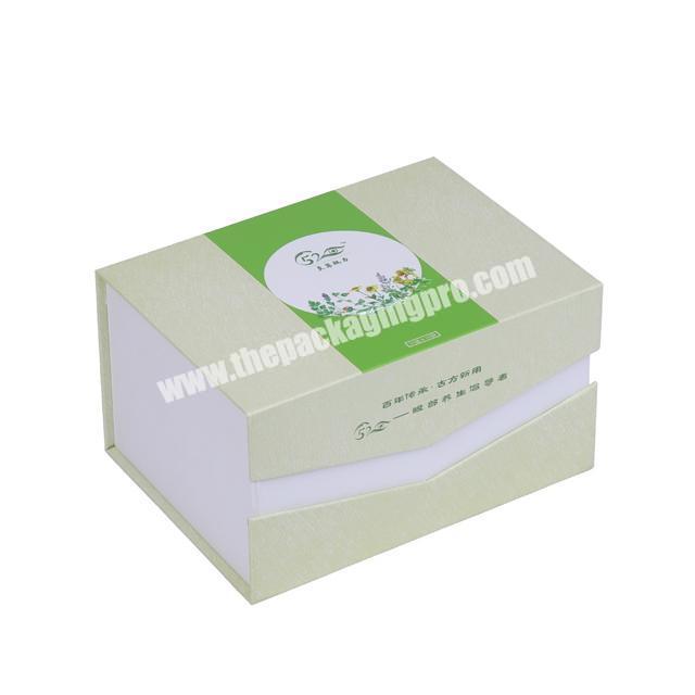custom magnetic lid face cream box gift packaging