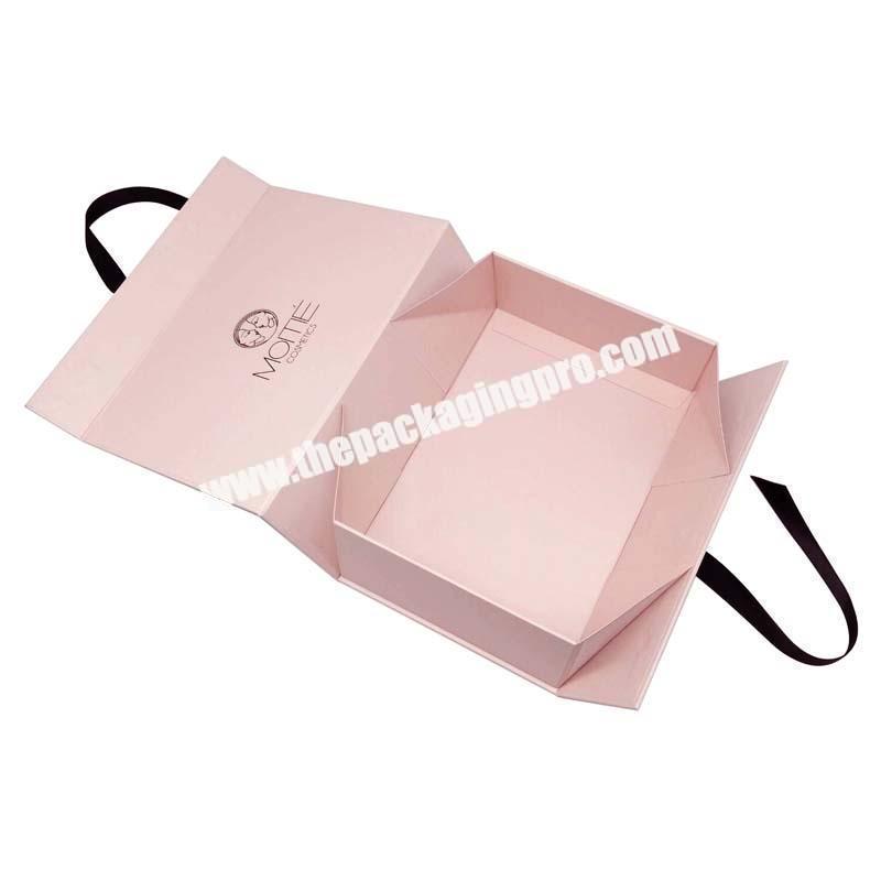 Custom magnetic packaging paper bridesmaid gift box