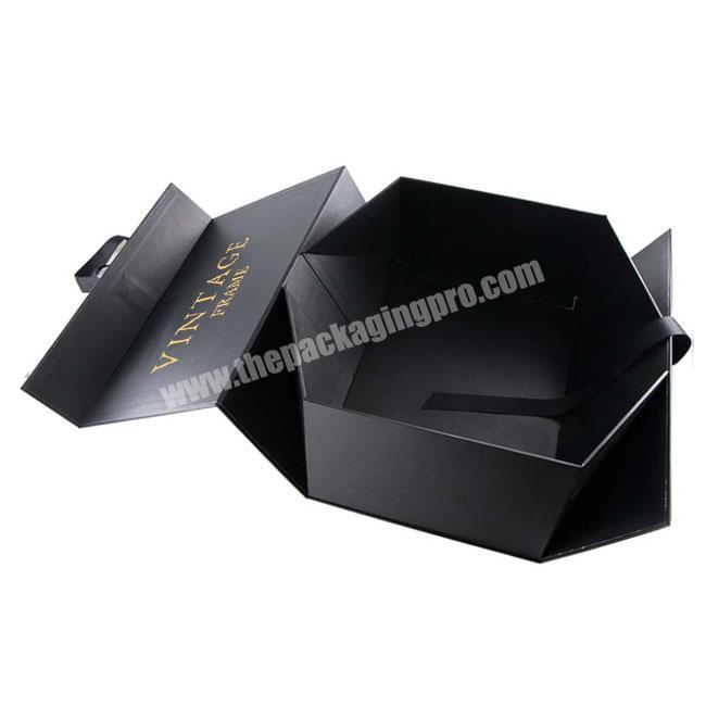 Custom magnetic packaging paper cardboard foldable gift box