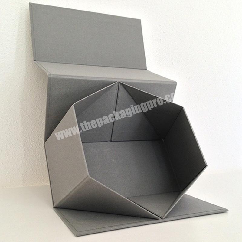 Custom magnetic specific gift box fabric paper boxes for clothing underwear packaging