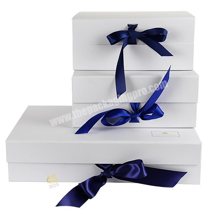 Custom Magnetic Wedding Gift Box, Paper Gift Boxes For Gift Pack With Ribbon