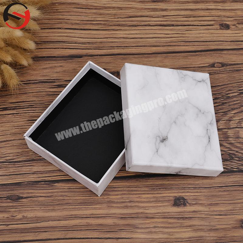 Custom marble jewelry boxes packaging boxes custom logo jewelry marble gift box